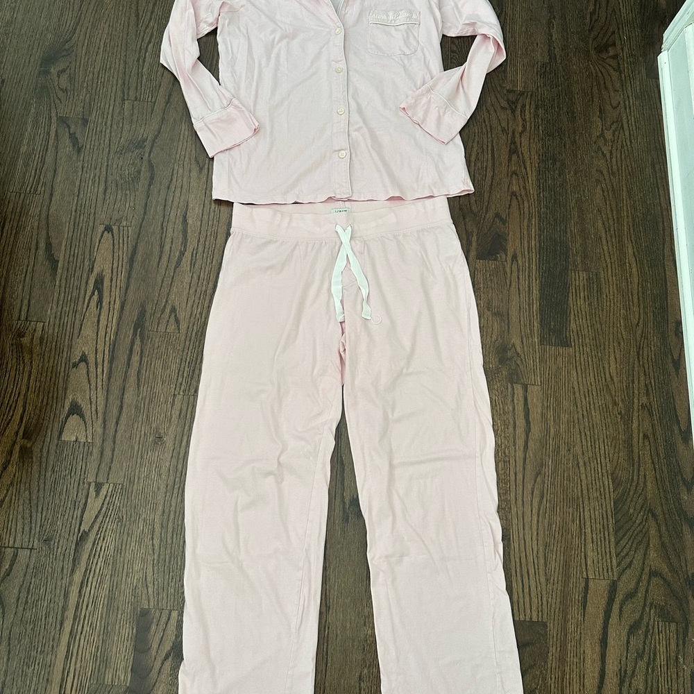 J Crew Pink Women's Pajama Set Size S